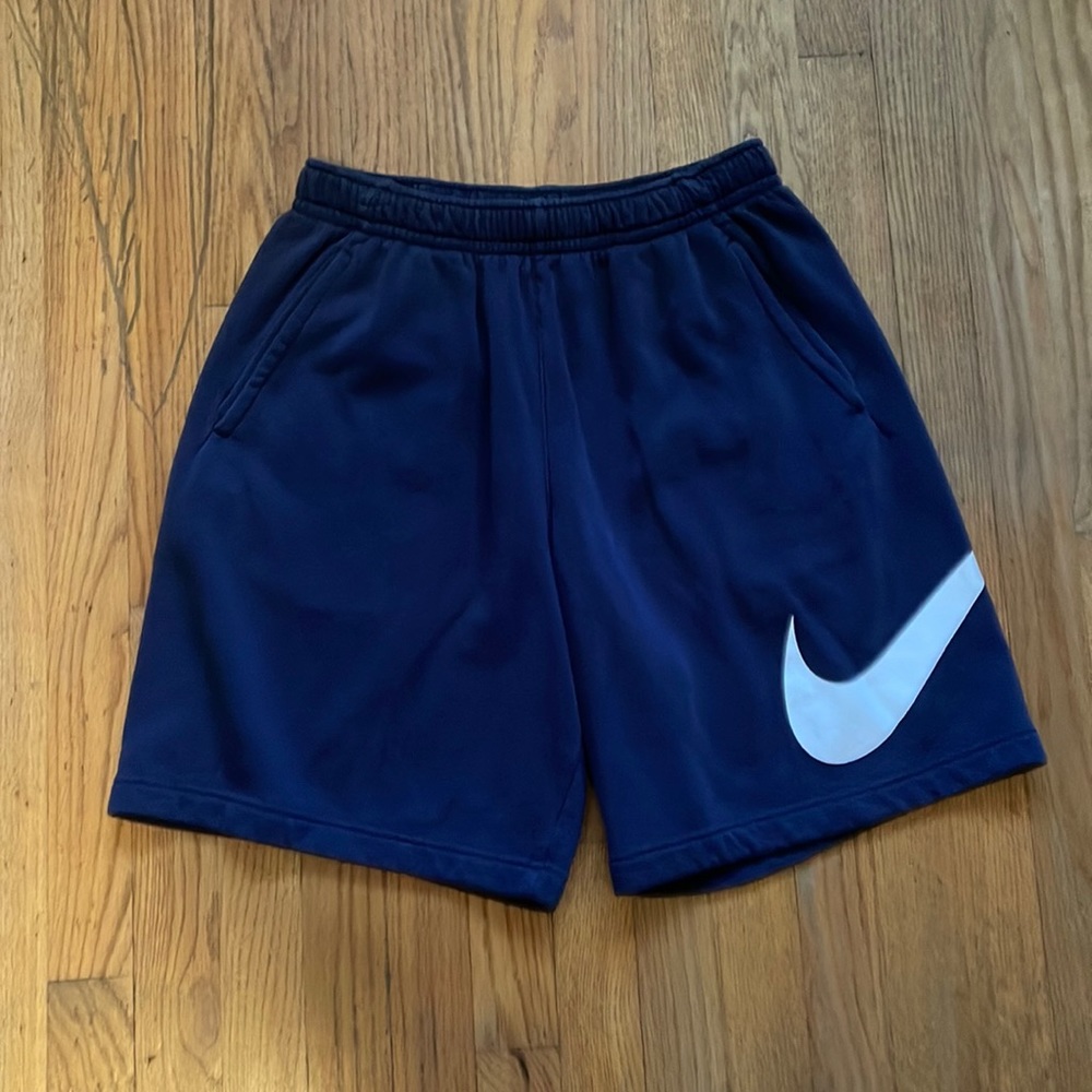 Mens nike blue sweatshorts
